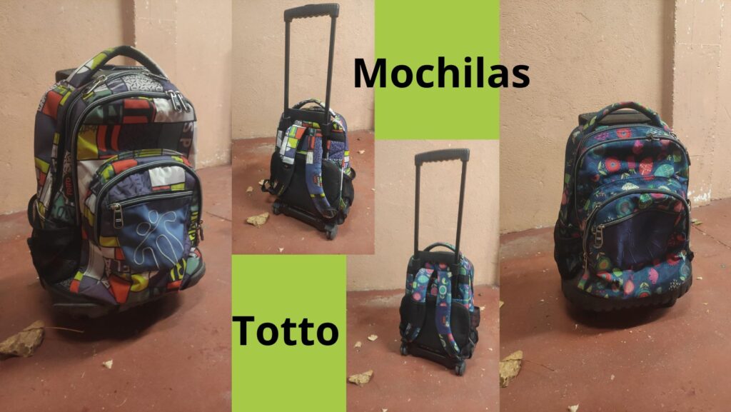donación mochilas tablón de anuncios 