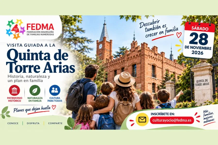 Ocio en familia: visita guiada Quinta de Torre Arias