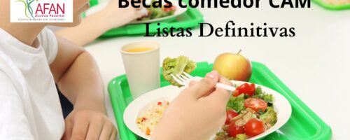 BECAS DE COMEDOR CAM: LISTAS DEFINITIVAS