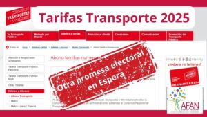 tarifas transporte 2025