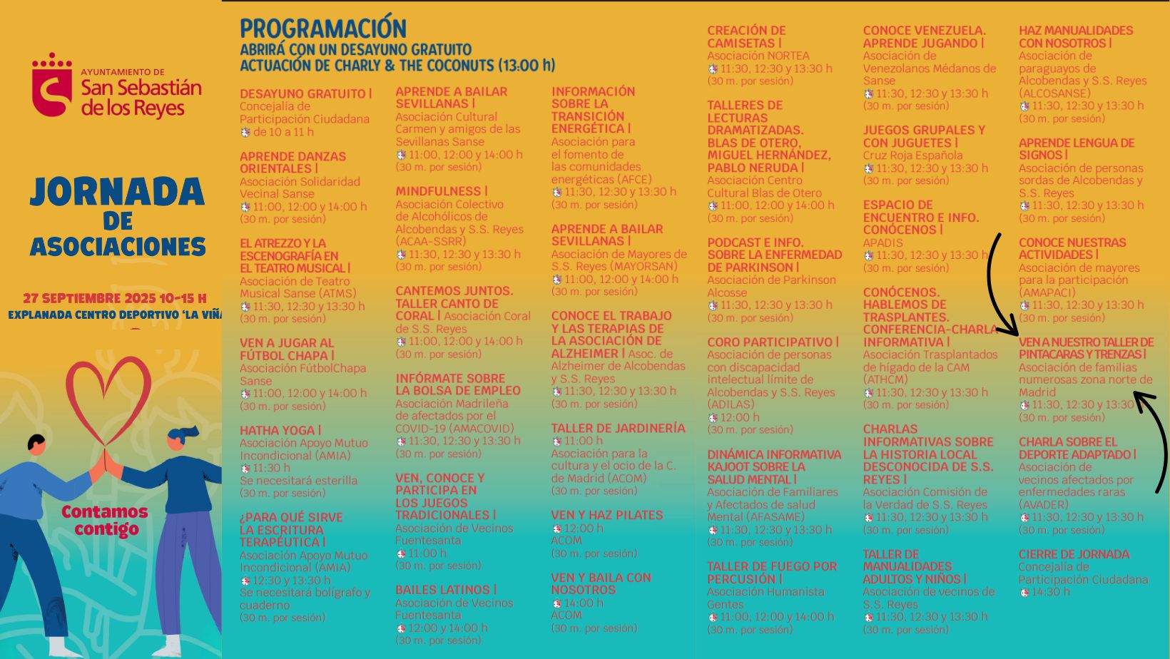 FERIA asociaciones San Sebastian de los Reyes 2025