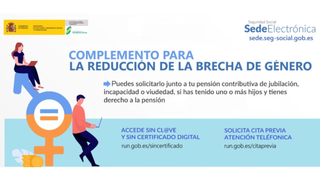 ayudas sociales y becas complemento pensión brecha de género