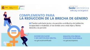 ayudas sociales y becas complemento pensión brecha de género
