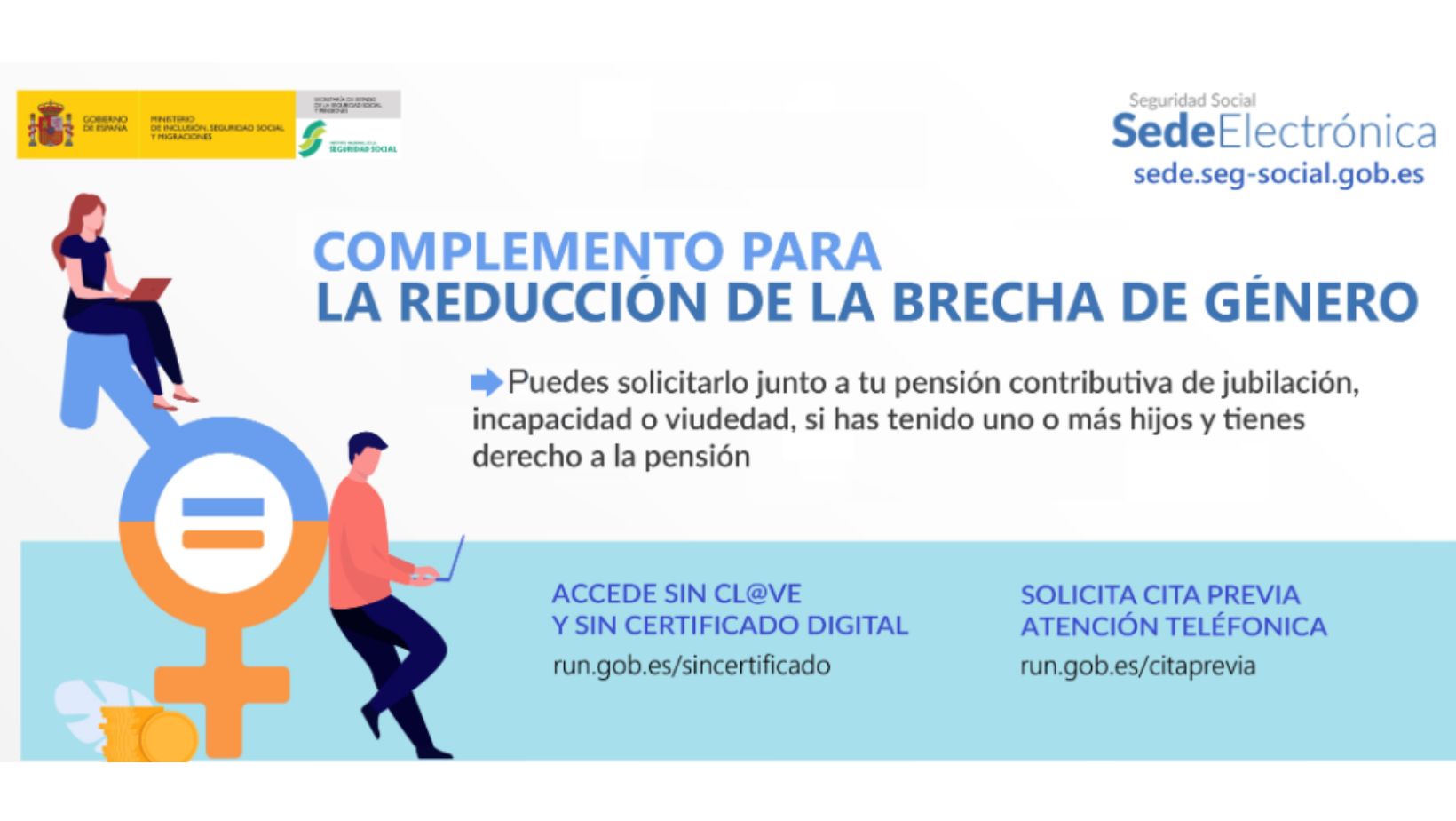 ayudas sociales y becas complemento pensión brecha de género