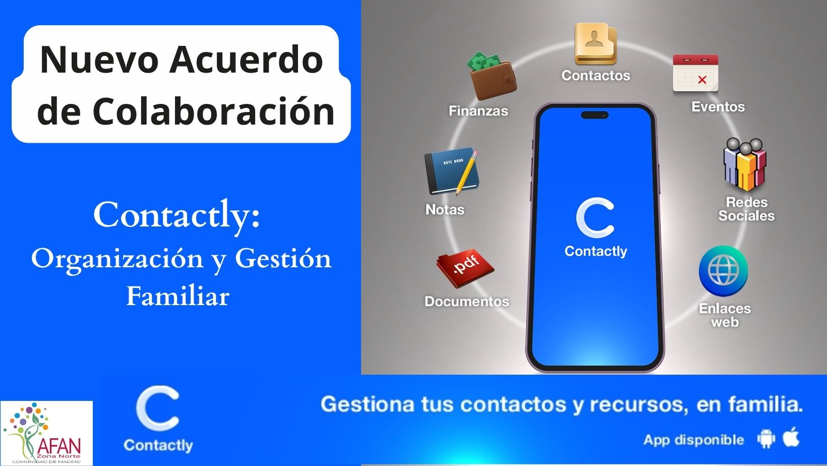 contactly. App de gestión Familiar