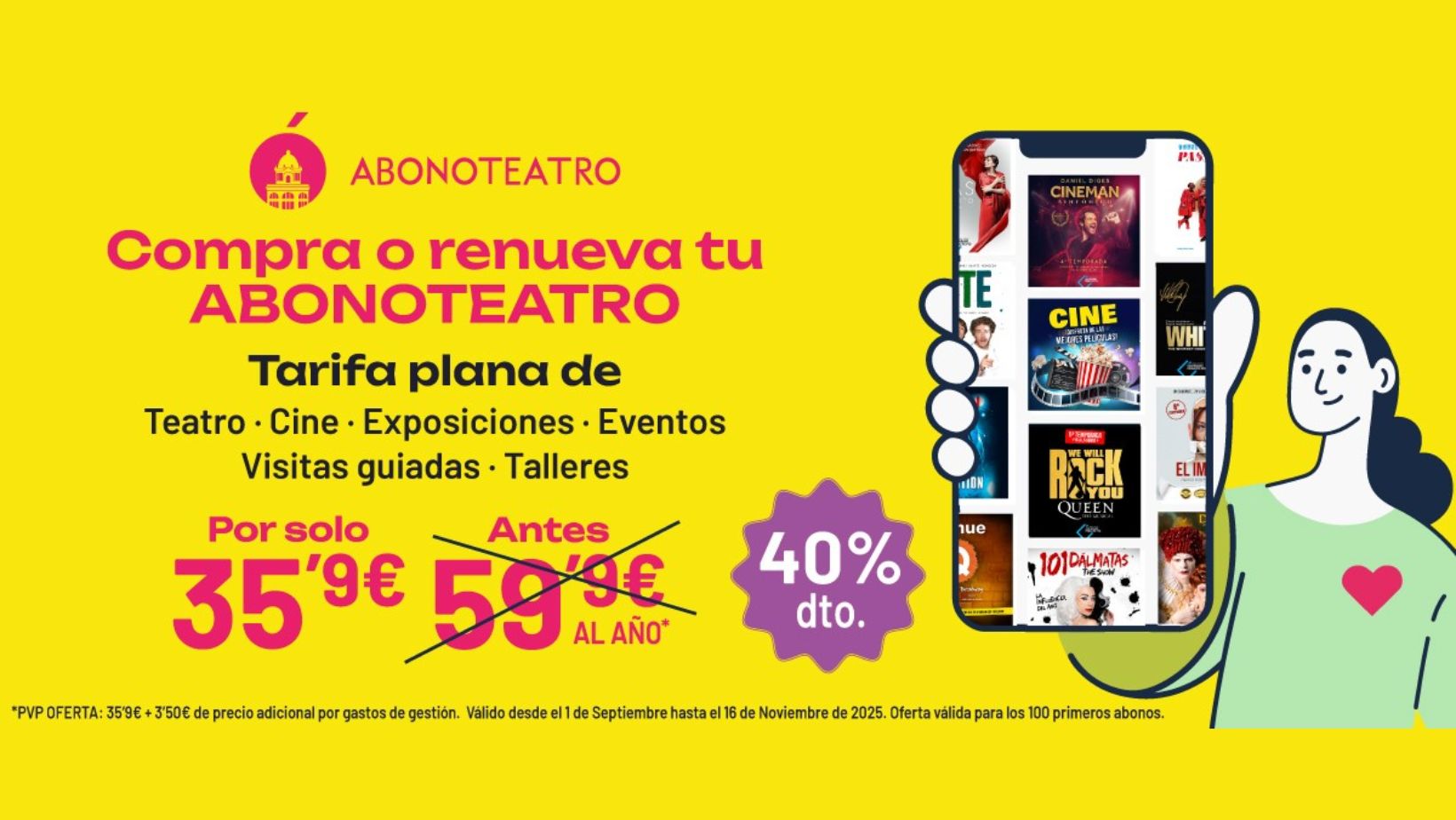 abonoteatro para familias numerosas