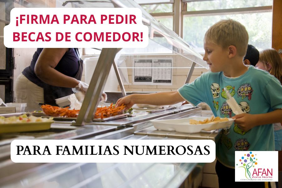 firmas para pedir becas de comedor 2025
