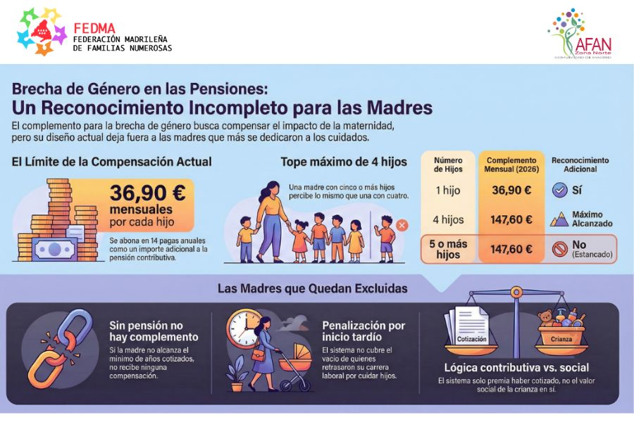 brecha de género pensiones 2026