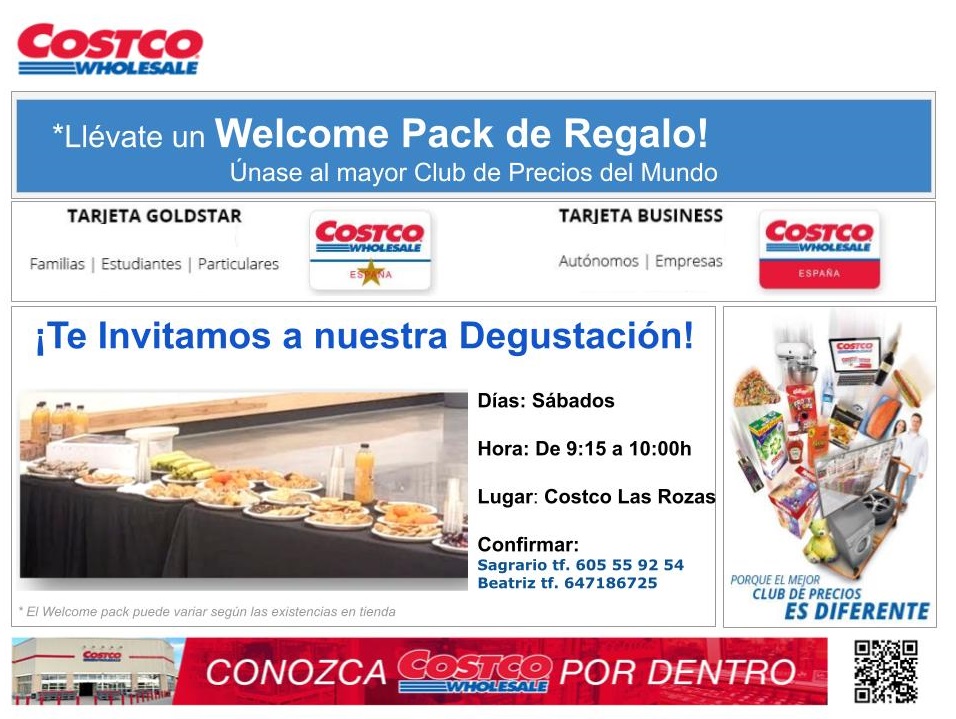 INVITACIÓN COSTCO PARA ESTE SÁBADO