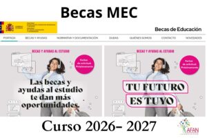 becas mec 2026-2027