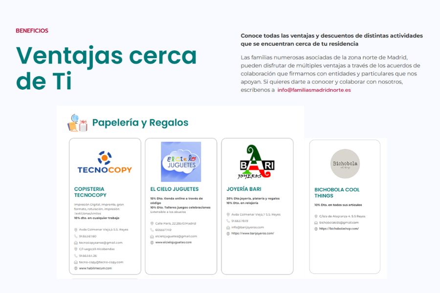 ventajas cerca de ti papelería y regalos