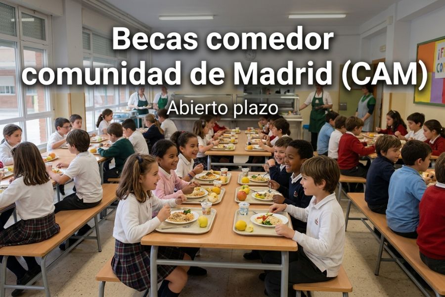 becas comedor escolar CAM 2026-2027