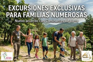 caminantes de barro excursiones para familias numerosas