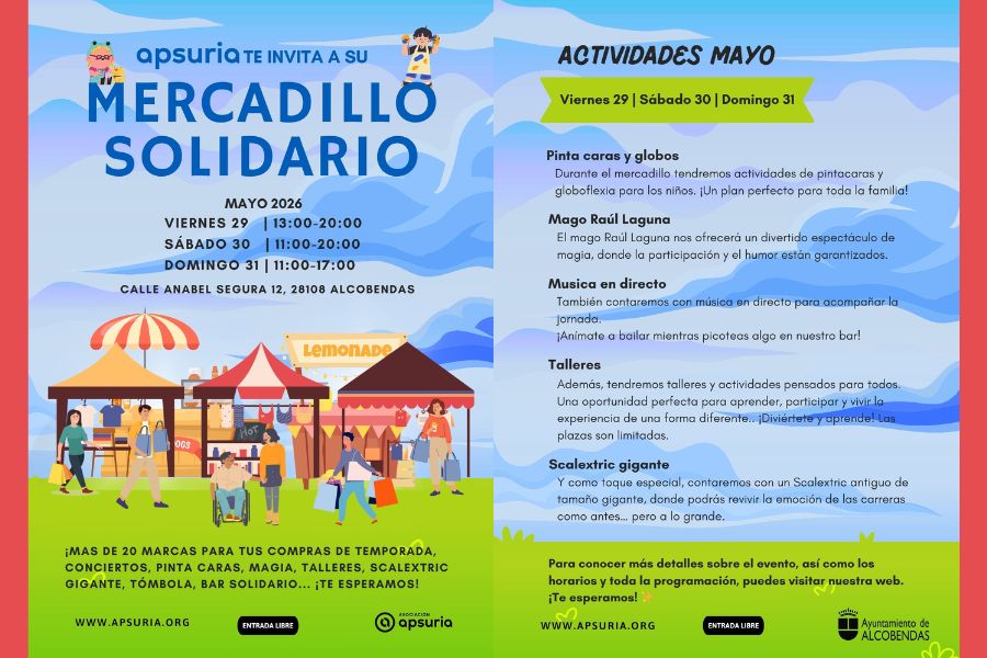 mercadillo solicdario apsuria 2026