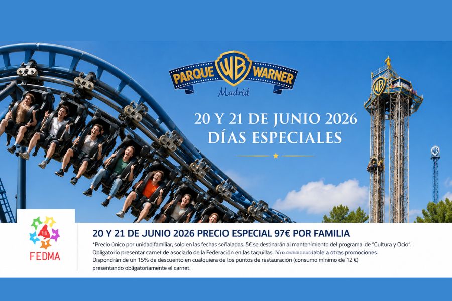 ocio en familia warner 2026