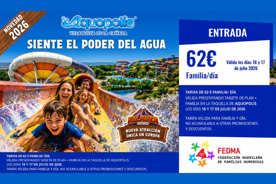 aquopolis julio 2026 ocio en familia