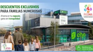 Trasteros Cityo descuentos familias numerosas
