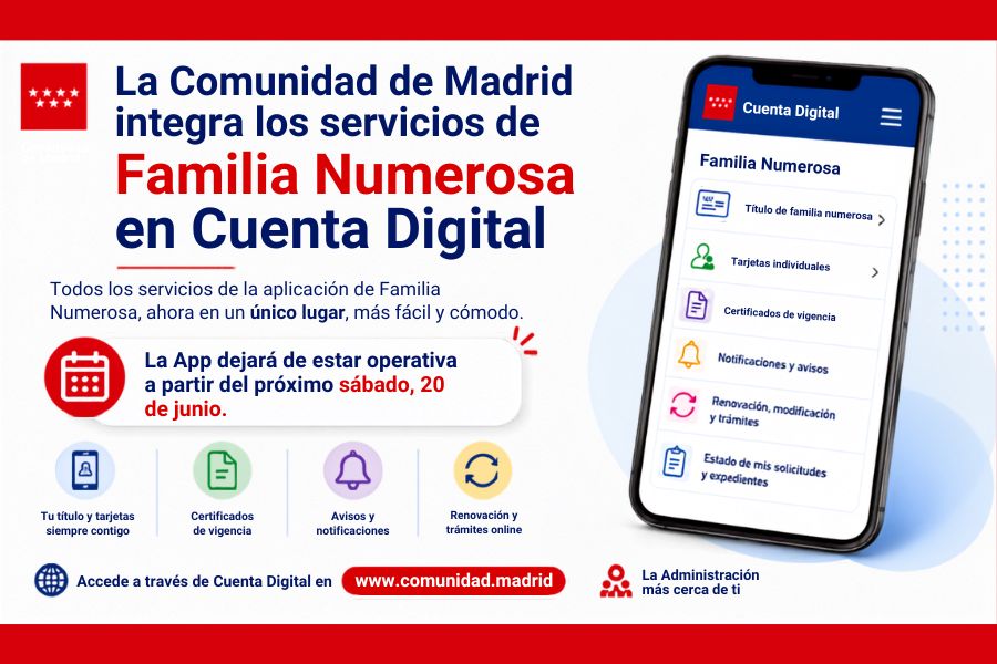 TÍTULO FAMILIA NUMEROSA EN CUENTA DIGITAL