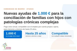 ayudas CAM HIJOS ENFERMOS