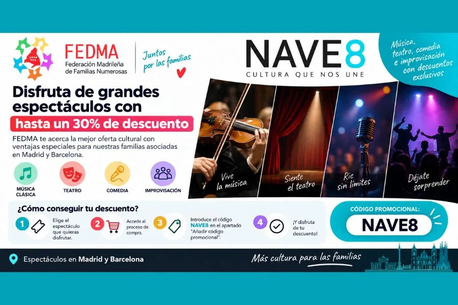 descuentos en cultura y ocio en familia