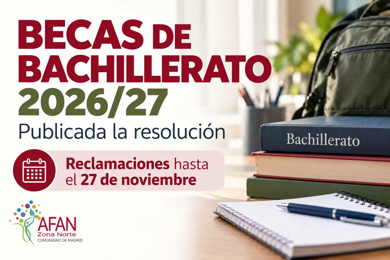 resolución becas bachillerato 2026-2027