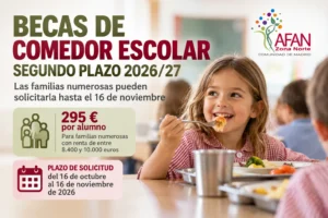 becas comedor escolar 2026-2027