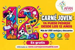 carnet joven desde los 12 años