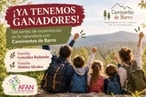 Ganadores del sorteo en la naturaleza