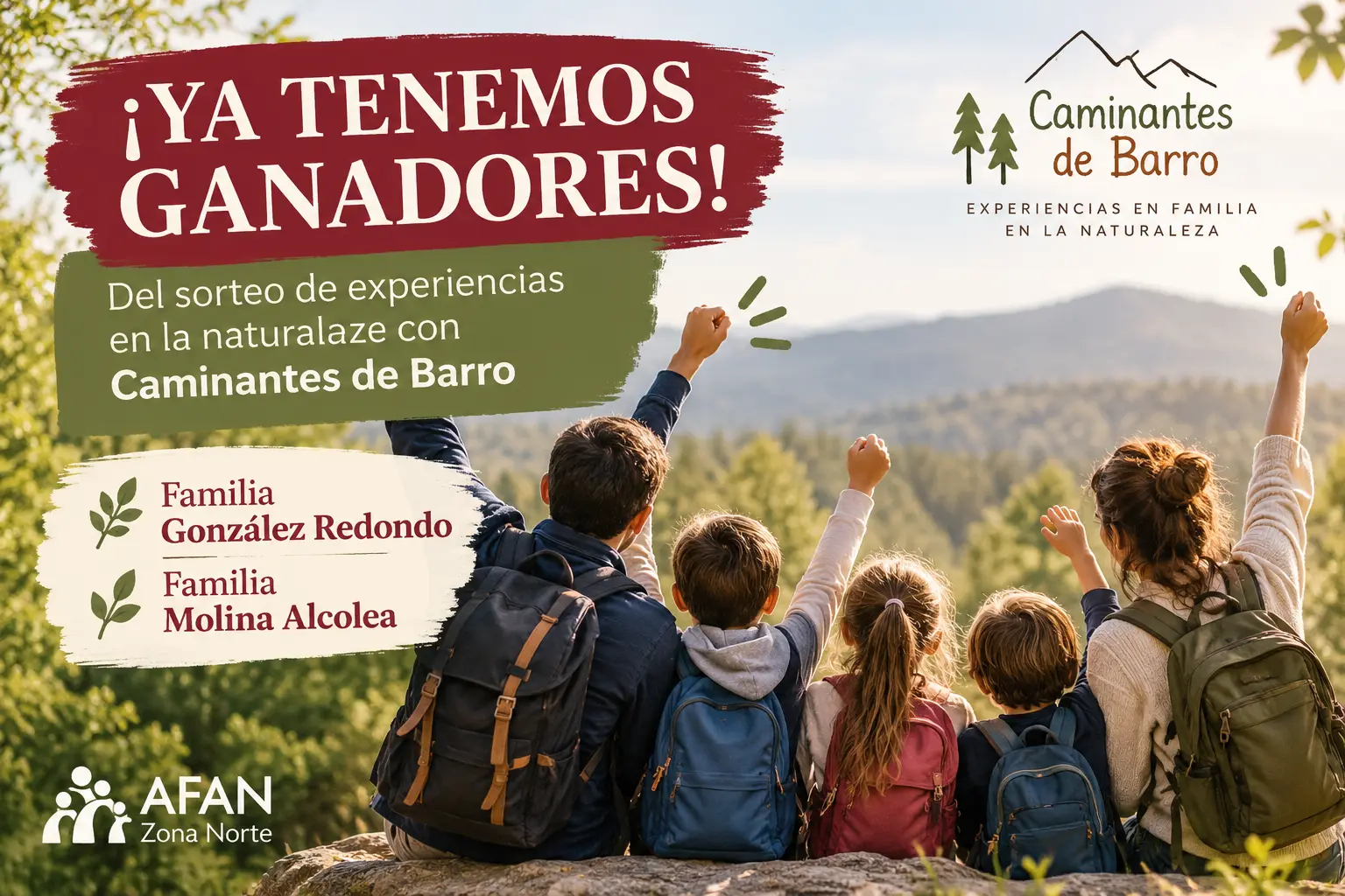 ganadores sorteo caminantes de barro