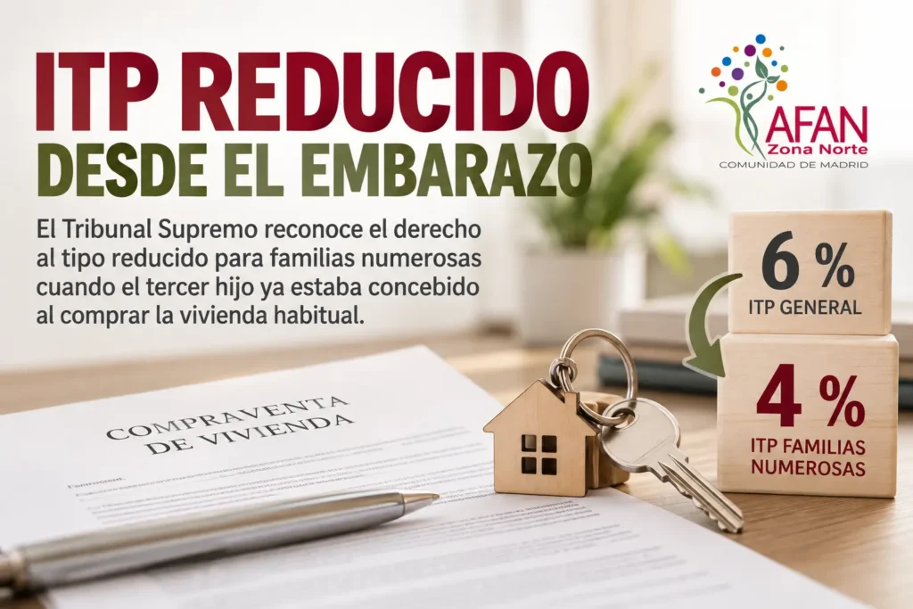 ITP reducido para familias numerosas