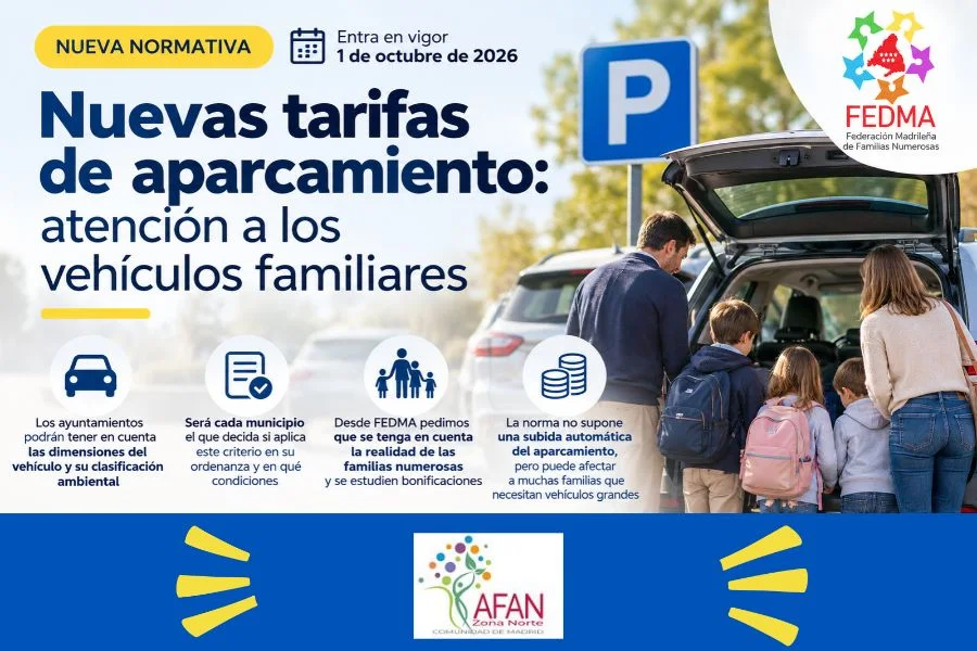 Nuevas tarifas aparcamiento