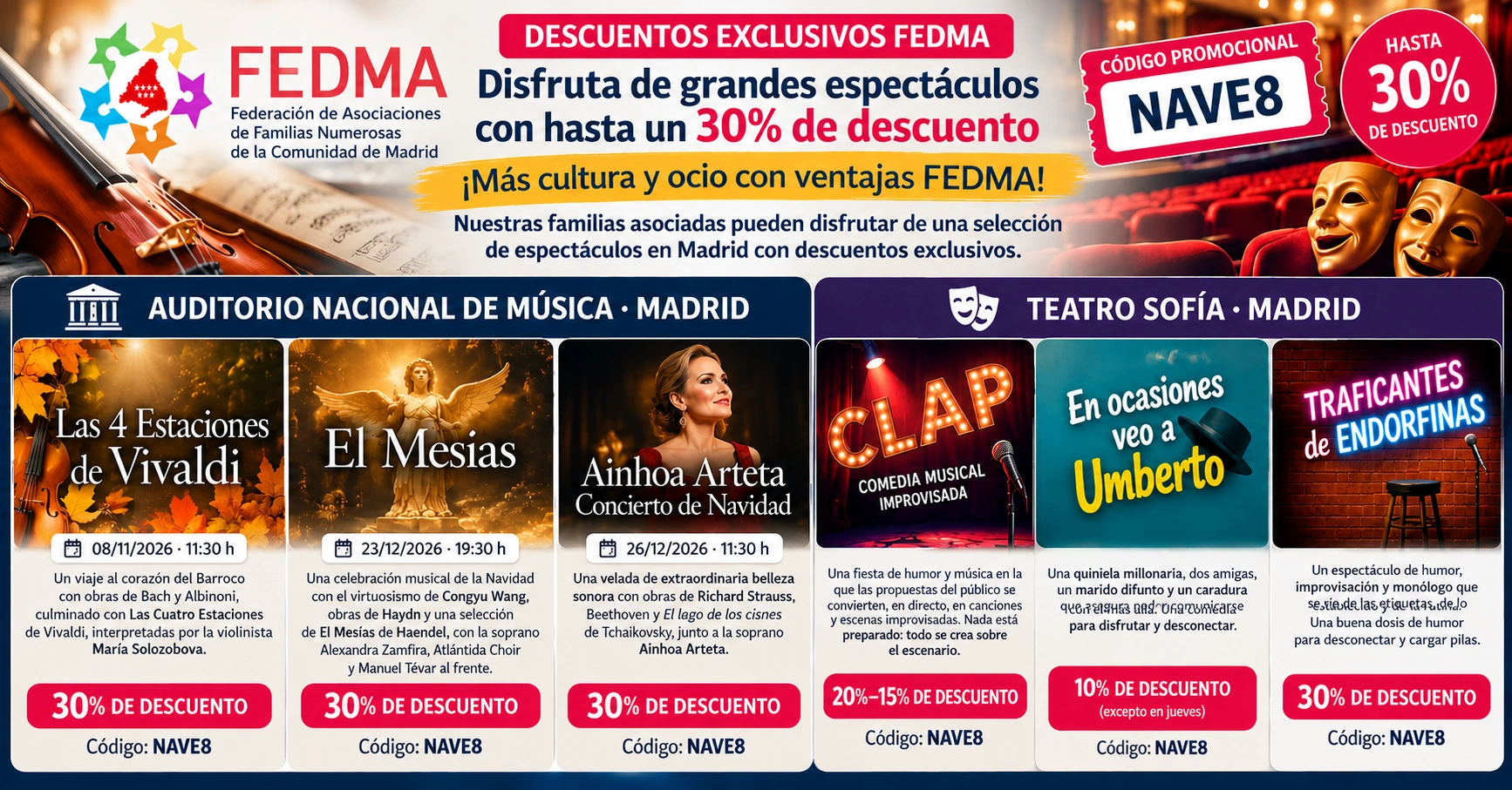 nave 8 descuentos ocio en familia