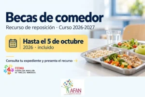 RECURSO REPOSICIÓN BECAS COMEDOR